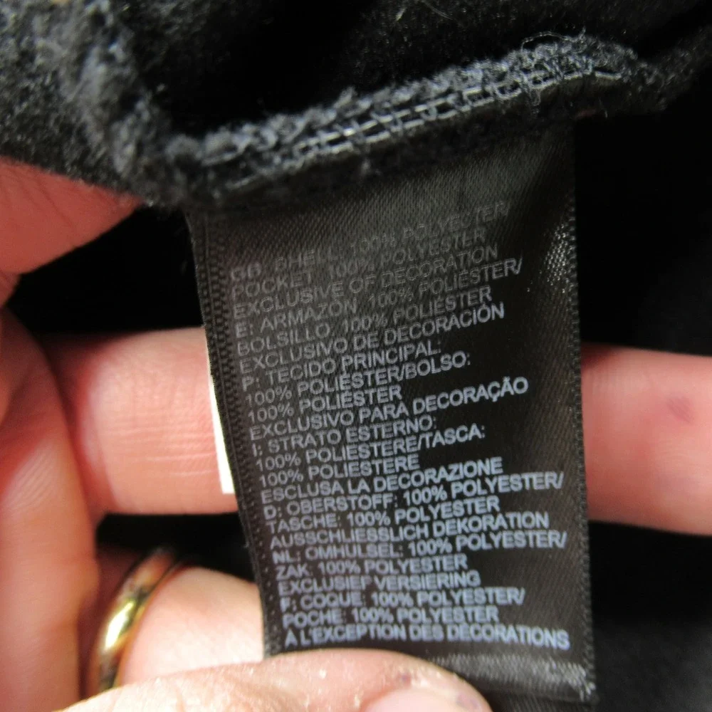 North‎ Face Jacket Men XL Black Canyon Flats Rain Wind Fleece Full Zip Hike LOGO